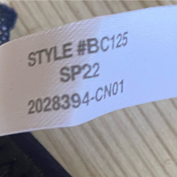 J. Crew NWT Women’s Curved Waist Cheeky Bikini Bottom Navy 50 UPF Protection NEW - Picture 5 of 5